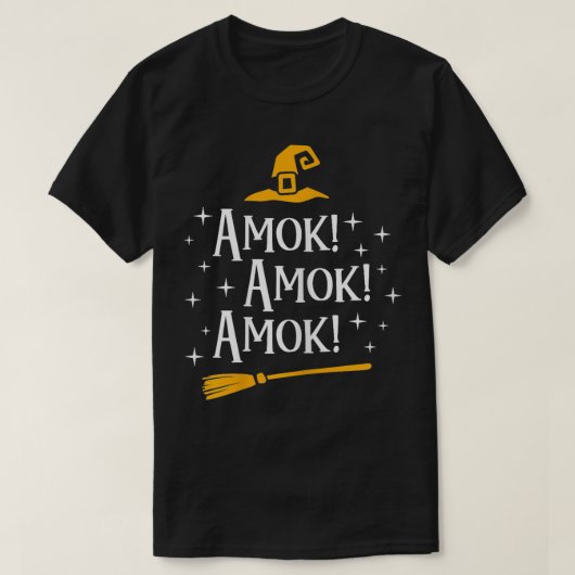 Amok Amok Amok Niedliche Kostümidee Schwestern Hal T-Shirt (Design vorne)