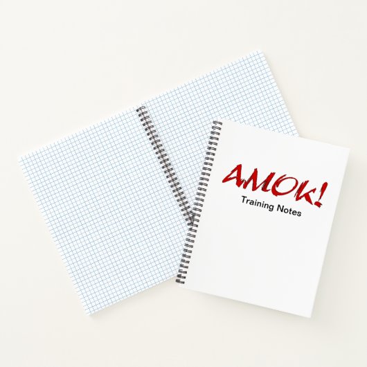 AMOK Training Notebook Notizblock (Innenseite)