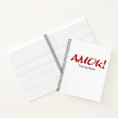 AMOK Training Notebook Notizblock (Innenseite)