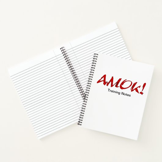 AMOK Training Notebook Notizblock (Innenseite)