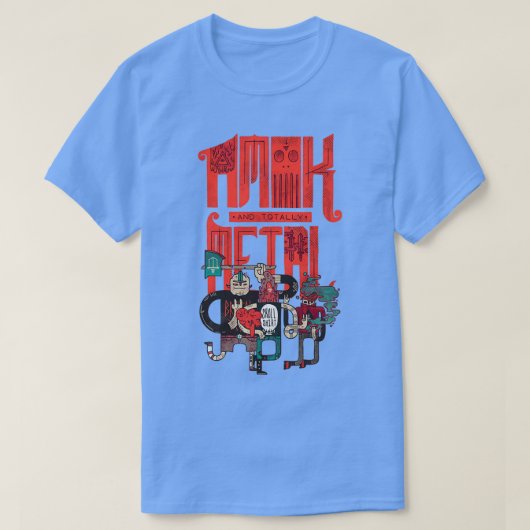 Amok und Metal T-Shirt (Design vorne)