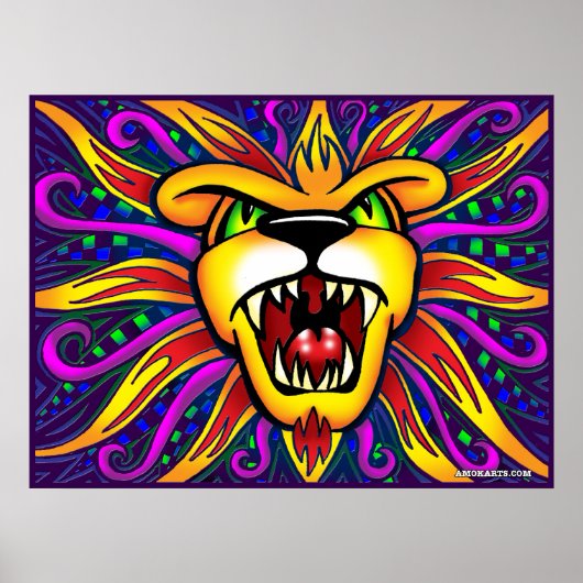 AMOKArts Lion of Judah Poster (Vorne)