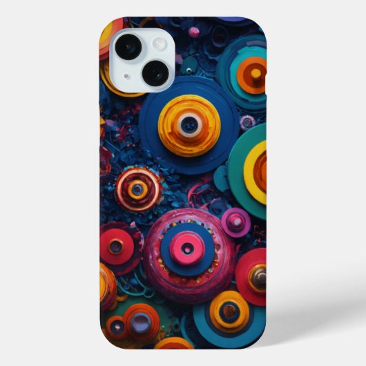AMOLED Dreamscape Chaos in 8K Case-Mate iPhone Hülle (Rückseite)