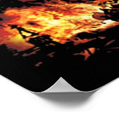 Amon Amarth Retro Fan Art Tribute Design Poster (Ecke)