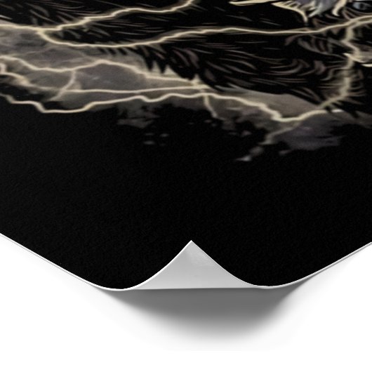 Amon Amarth Retro Fan Design Poster (Ecke)