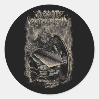 Amon Amarth Retro Fan Design Runder Aufkleber