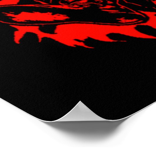 Amon Amarth Retro Pastel Tribute Poster (Ecke)