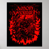 Amon Amarth Retro Pastel Tribute Poster (Vorne)