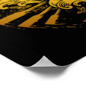 Amon Amarth Retro-Style Fandesign Poster (Ecke)