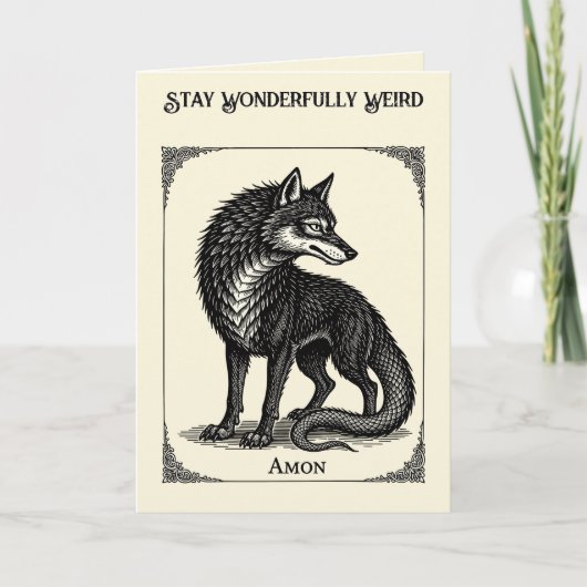 Amon Die Wachsame Chimäre Karte (Vorderseite)