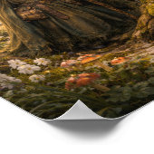 Among Mushrooms and Magic Poster (Ecke)