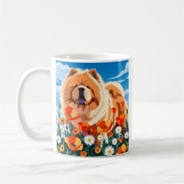 AMONG THE POPPIES Chow Kaffeetasse