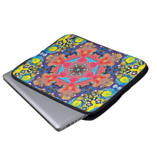 Amonium Kaleidoscope Laptop Sleeve (Vorne Knopf)