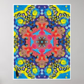 Amonium Kinetic Collage Kaleidoscope Poster (Vorne)