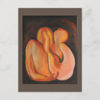 Amor - Abstrakt von Gene Foltuz Mini Print