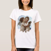 Amor and Psyche as Children/Angels First Kiss T-Shirt (Vorderseite)