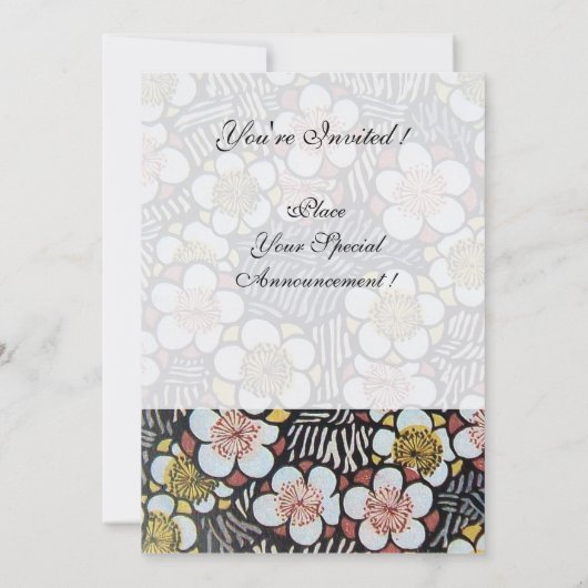 Amor and Psyche as Children Wedding Party Monogram Einladung (Rückseite)