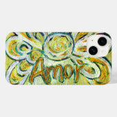 Amor Angel Word Art Custom iPhone Case (Rückseite (Horizontal))