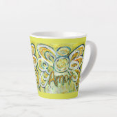 Amor Angel Word Art Custom Latte Tassen Cup (Rechte Ecke)