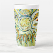 Amor Angel Word Art Custom Latte Tassen Cup (Vorderseite)