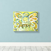 Amor Angel Word Art Malerei Wrapped Canvas Leinwanddruck (Insitu (Holzboden))