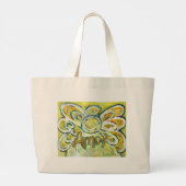 Amor Angel Word Art Tour Bag Jumbo Stoffbeutel (Rückseite)