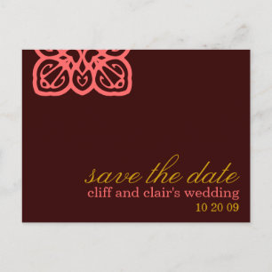 Amor Anpassbare Save the Date Einladungen