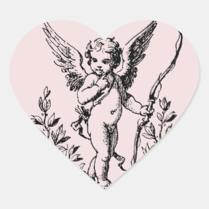 Amor-Aufkleber Herz-Aufkleber