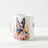¡Amor canino y motivación en una taza! Kaffeetasse (Vorderseite Links)