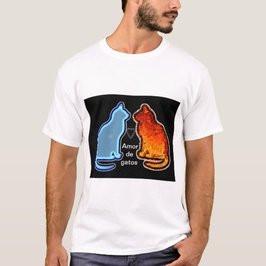 amor como agua y fuego intenso T-Shirt (Vorderseite)