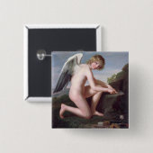 Amor, der seine Pfeile, 1798 (Öl, schärft auf Button (Vorne & Hinten)