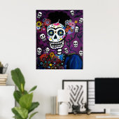 AMOR dia de los muertos Poster (Heimbüro)
