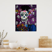 AMOR dia de los muertos Poster (Küche)