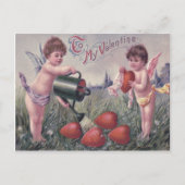 Amor-Engel-Engels-wässernherz Postkarte (Vorderseite)