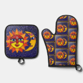 Amor Eterno III Ofenhandschuh & Topflappen-Set (Vorderseite)