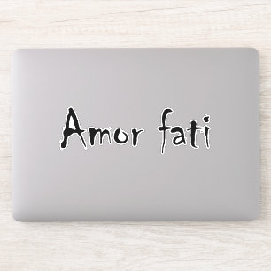 Amor fati aufkleber