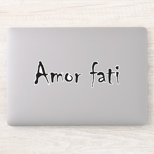 Amor fati aufkleber (Computer)
