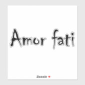 Amor fati aufkleber (Blatt)
