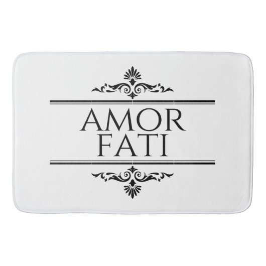 Amor Fati Badematte (Vorderseite)