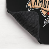 Amor Fati - Clic Nietzsche Tattoo Heart Design Mousepad (Ecke)