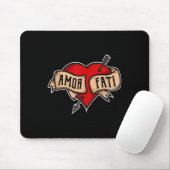 Amor Fati - Clic Nietzsche Tattoo Heart Design Mousepad (Mit Mouse)