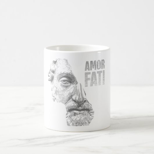 Amor Fati Keramik Tasse (Mittel)