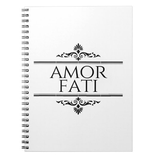 Amor Fati Notizblock (Vorderseite)
