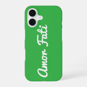 Amor Fati Quote iPhone 16 Case iPhone 16 Hülle (Rückseite)