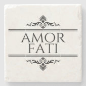 Amor Fati Steinuntersetzer (Vorderseite)