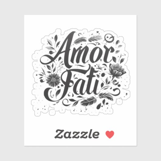 AMOR FATI Sticker (Blatt)