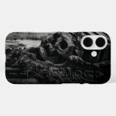 Amor Fati Stone Wings Skull Case-Mate iPhone Hülle (Rückseite (Horizontal))