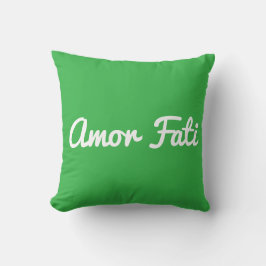 Amor Fati Throw Pillow, Throw Pillow 16" x 16" Kissen