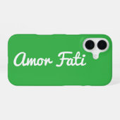 Amor Fati Zitat iPhone 16 Hülle (Rückseite (Horizontal))