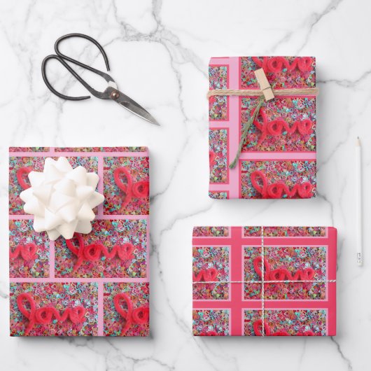 Amor Geschenkpapier Set (Vorderseite)